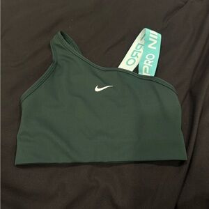 Nike dark green Sports Bra